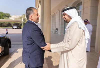 سمو الشيخ عيسى بن علي يلتقي وزير الشباب والرياضة العراقي ورئيس اللجنة الأولمبية الألبانية