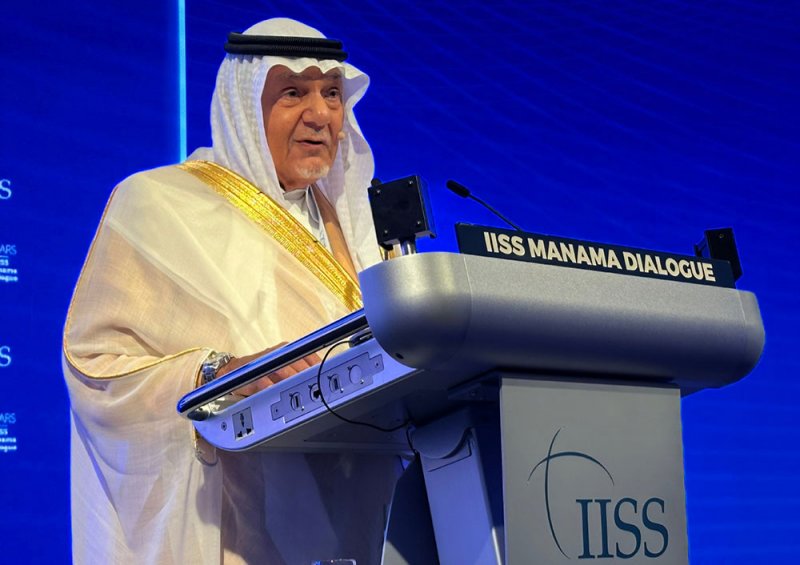 الأمير تركي الفيصل: أدعو للالتزام بقرارات مجلس الأمن بعيد عن النفاق والكلام الذي بلا معنى