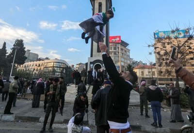 التلفزيون السوري: الثورة العظيمة انتصرت ونظام الأسد سقط