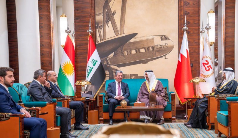 رئيس وزراء إقليم كردستان العراق يغادر مملكة البحرين
