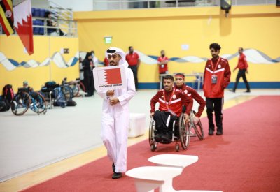 افتتاح البطولة العالمية البارالمبية للريشة الطائرة في البحرين