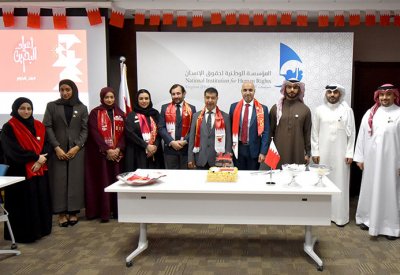 المؤسسة الوطنية لحقوق الإنسان تحتفي بالأعياد الوطنية