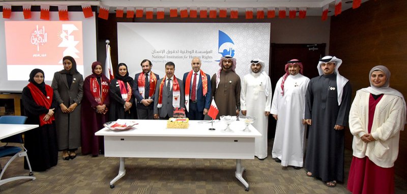 المؤسسة الوطنية لحقوق الإنسان تحتفي بالأعياد الوطنية
