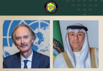 البديوي يبحث مع المبعوث الخاص للأمم المتحدة إلى سوريا الجهود الرامية لوحدة وسيادة وأمن سوريا