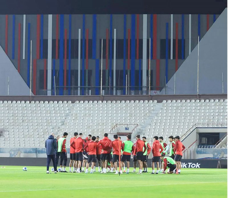 رئيس الاتحاد العراقي يشهد مران منتخب بلاده