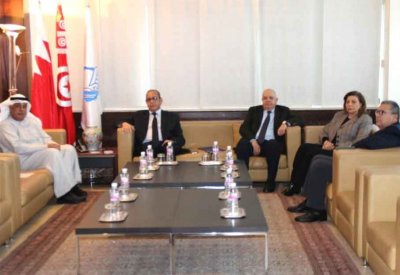 رئيس "الغرف العربية" يستقبل سفير مملكة البحرين لدى الجمهورية التونسية