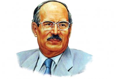 الدكتور محمد جابر الأنصاري أول رئيس لأسرة الأدباء