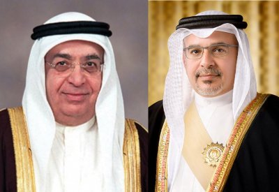 سمو ولي العهد رئيس مجلس الوزراء يتلقى برقية تهنئة من سمو الشيخ محمد بن مبارك آل خليفة