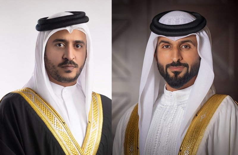 سمو الشيخ فيصل بن راشد آل خليفة يهنئ سمو الشيخ ناصر بن حمد وسمو الشيخ خالد بن حمد