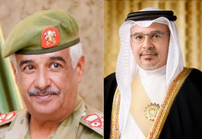 سمو ولي العهد نائب القائد الأعلى للقوات المسلحة رئيس مجلس الوزراء يتبادل التهاني مع سمو رئيس الحرس الوطني