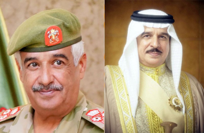 جلالة الملك المعظم القائد الأعلى للقوات المسلحة يتبادل التهاني مع سمو رئيس الحرس الوطني