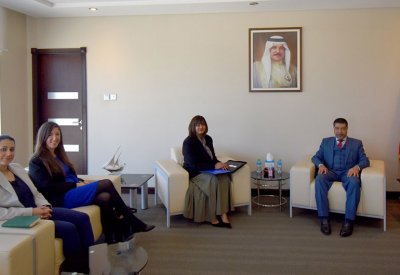 المؤسسة الوطنية لحقوق الإنسان تستقبل رئيسة بعثة المنظمة الدولية للهجرة في البحرين