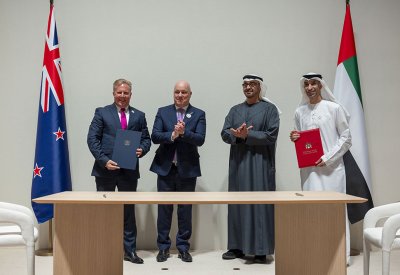 الإمارات ونيوزيلندا توقعان اتفاقية شراكة اقتصادية شاملة