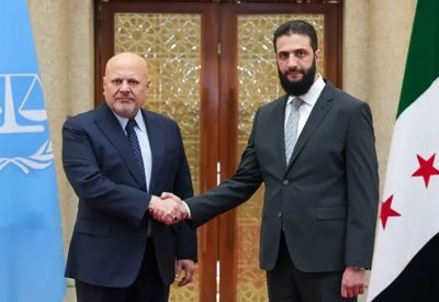 خان يلتقي الشرع بدمشق.. أمام المحكمة الجنائية جرائم حرب