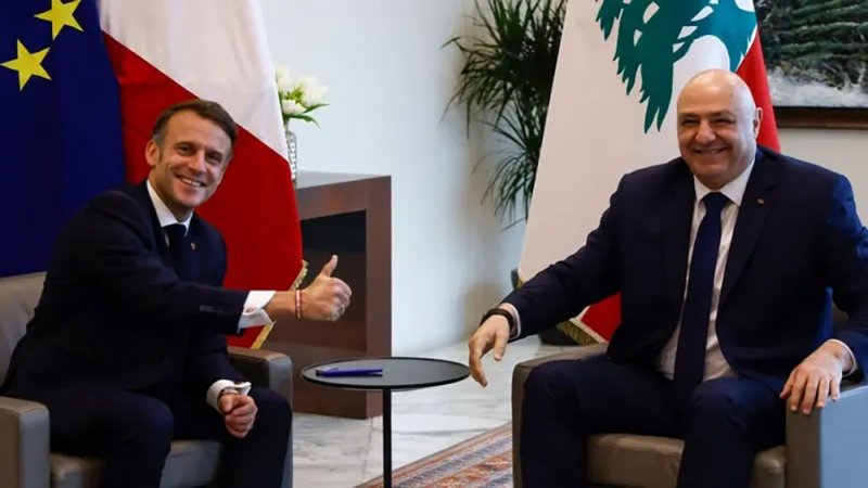 ماكرون: نعمل على إعادة إعمار لبنان وتدريب الجيش