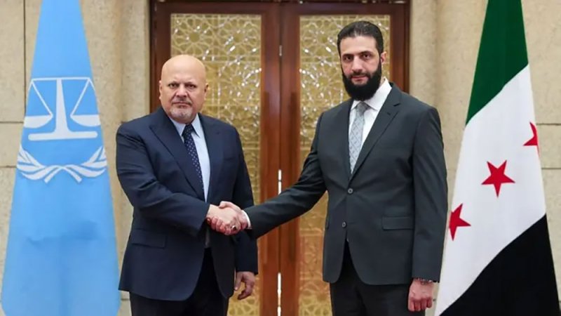 خان يلتقي الشرع بدمشق.. أمام المحكمة الجنائية جرائم حرب