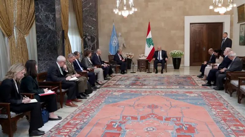 عون: على إسرائيل الانسحاب من الجنوب