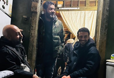 أحمد غزي وإسلام خيري في كواليس "قهوة المحطة"