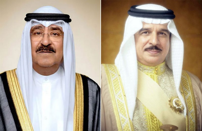 جلالة الملك المعظم يعزي سمو أمير دولة الكويت في وفاة الشيخ عبدالله راكان نايف جابر الأحمد الصباح