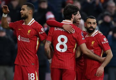 ليفربول يعزز صدارته برباعية إبسويتش تاون