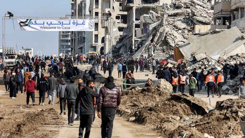 الرئاسة الفلسطينية تدين أي مشروع " تهجير" لسكان قطاع غزة