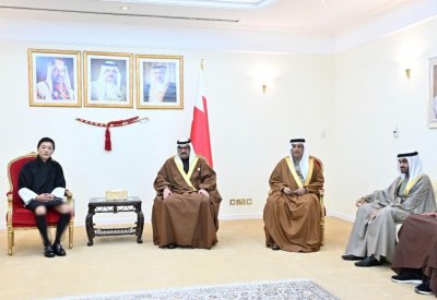 سمو محافظ المحافظة الجنوبية يستقبل ممثل ملك مملكة بوتان