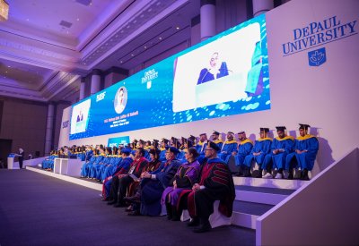 معهد البحرين للدراسات المصرفية والمالية BIBF وجامعة ديبول يحتفيان بتخريج 80 طالباً من برامج الماجستير