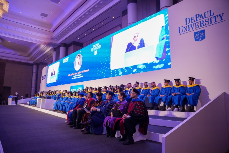 معهد البحرين للدراسات المصرفية والمالية BIBF وجامعة ديبول يحتفيان بتخريج 80 طالباً من برامج الماجستير