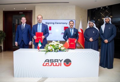 أسري توقع اتفاقيات تعاون مع شركات إيطالية  