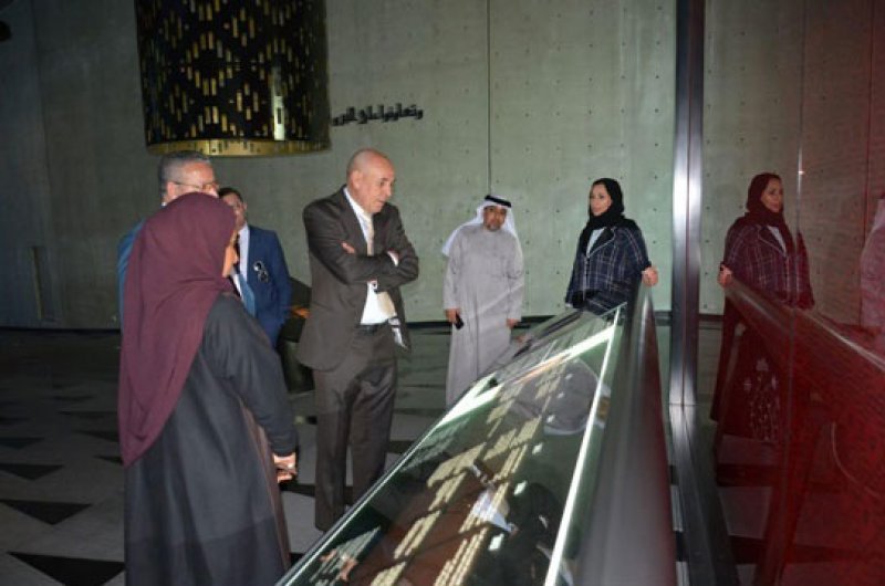 وفد من الأمانة العامة لمجلس المستشارين المغربي يزور صرح الميثاق الوطني
