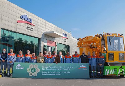 البا تدشن مركبة كهربائية لتغذية فلوريد الألمنيوم في خطوط الصهر