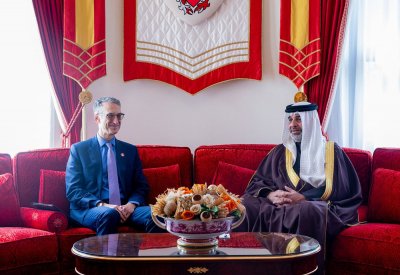 سمو الشيخ عبدالله بن حمد آل خليفة يستقبل سفير الولايات المتحدة الأميركية لدى مملكة البحرين