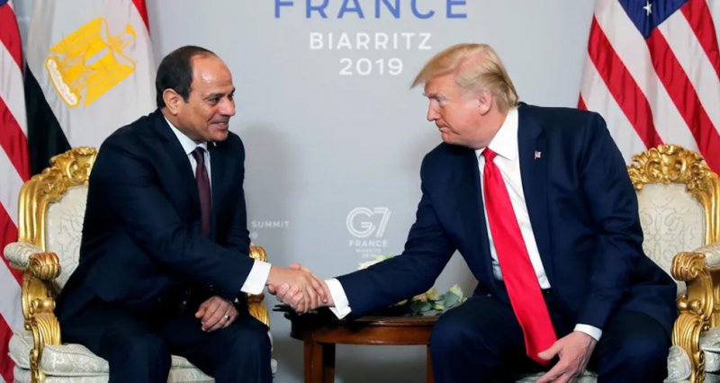 السيسي يتلقى اتصالا هاتفيا من ترامب.. هذا ما جاء فيه