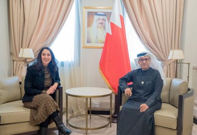 المدير العام للشؤون القانونية وحقوق الإنسان في وزارة الخارجية يستقبل الممثل المقيم لبرنامج الأمم المتحدة الإنمائي (UNDP) لدى مملكة البحرين
