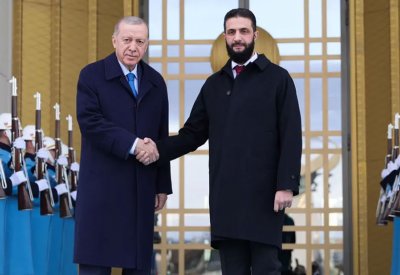 الشرع يصل تركيا ويلتقي أردوغان