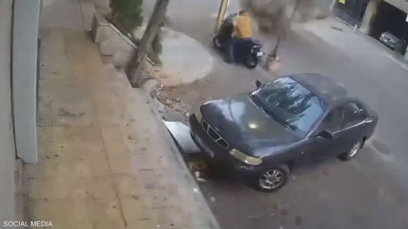بالفيديو: انفجار يقتلع الأرض في عملية اغتيال نصر الله