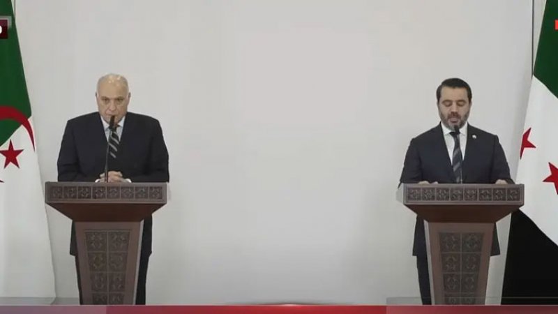 الشيباني: بحثنا مع الجزائر جهود رفع العقوبات الدولية عن سوريا