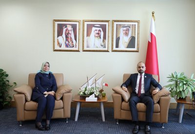 وزير التنمية الاجتماعية يستقبل سفيرة الجمهورية التركية لدى مملكة البحرين