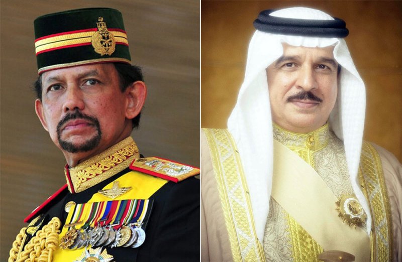 جلالة الملك المعظم يتلقى اتصالاً هاتفيًا من سلطان بروناي
