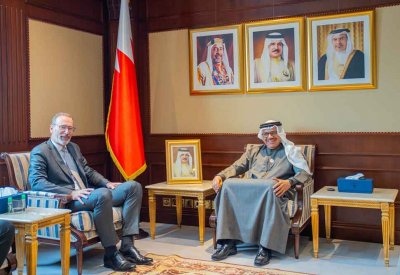 وزير الخارجية يستقبل سفير جمهورية ألمانيا الاتحادية لدى مملكة البحرين