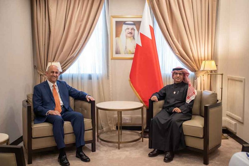 المدير العام للشؤون القانونية وحقوق الإنسان بوزارة الخارجية يستقبل المنسق المقيم للأمم المتحدة لدى مملكة البحرين