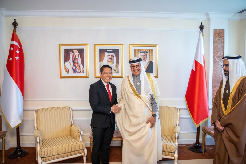 وزير الخارجية يجتمع مع الوزير بمكتب رئيس الوزراء الوزير الثاني للشؤون الخارجية والتعليم بجمهورية سنغافورة 