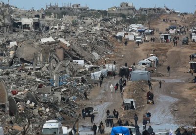 3 قتلى من الشرطة الفلسطينية بقصف إسرائيلي على جنوب غزة