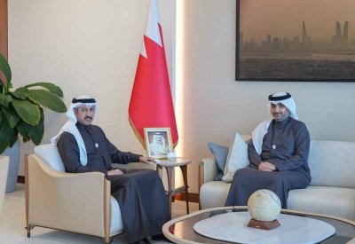 وزير المواصلات والاتصالات يجتمع مع الرئيس التنفيذي لشركة ممتلكات البحرين القابضة رئيس مجلس إدارة "بيون"
