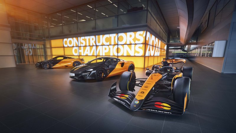 إصدار MCL38 Celebration Edition فائق الحصرية يحتفي بفوز ماكلارين التاسع ببطولة العالم للصانعين في الفورمولا 1