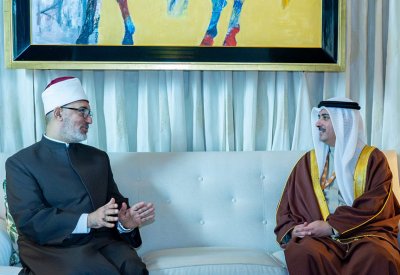 وزير العدل والشؤون الإسلامية والأوقاف يستقبل مفتي جمهورية مصر العربية