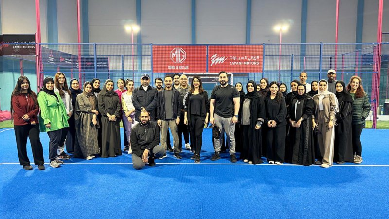 مركز الاتصال الوطني يحتفي بيوم البحرين الرياضي