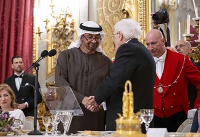 رئيس دولة الإمارات ورئيسة وزراء إيطاليا يبحثان تعزيز الشراكة الاستراتيجية