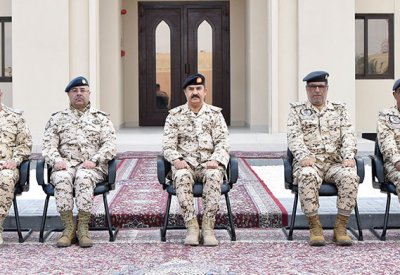 افتتاح إحدى المنشآت بقوة دفاع البحرين