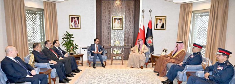  وزير الداخلية يستقبل وفدا من وزارة الداخلية العراقية برئاسة مساعد الوزير لشئون التدريب